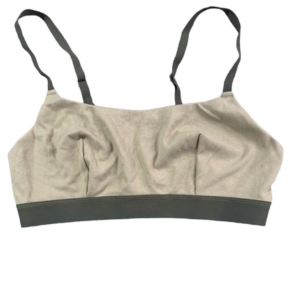 Nueskin NWT Rory Olive Green Medium Compression Bra Women’s Size XL
